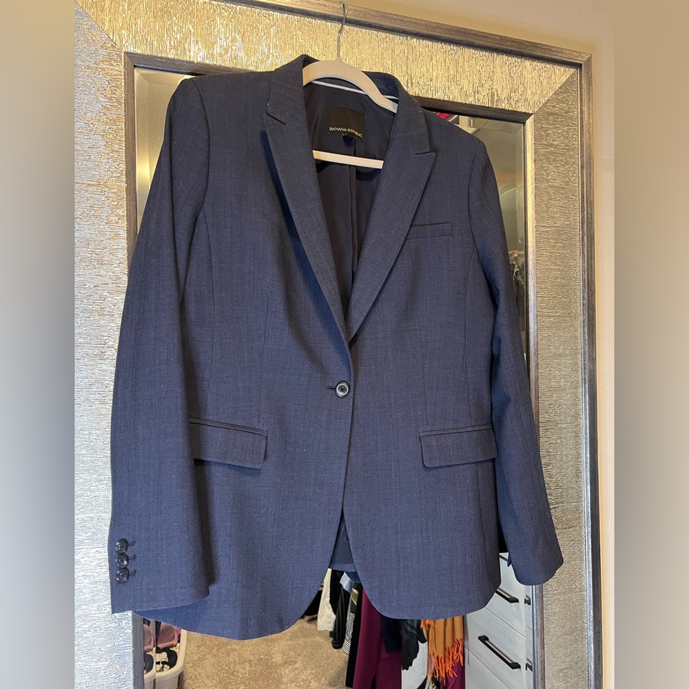 Banana Republic Navy Blazer